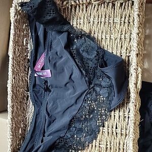 Adore Me Black Lace Panties